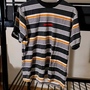 Supreme Striped T Shirt M
